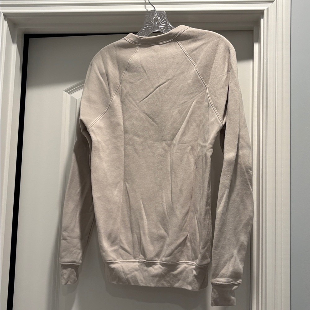Women's Beige Holiday Sweatshirt - Picture 5 of 5